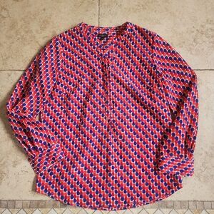 Talbots Polka Dot Petite Blouse